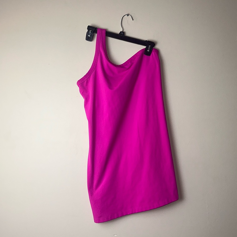 All in Motion One Shoulder Dress - Pink